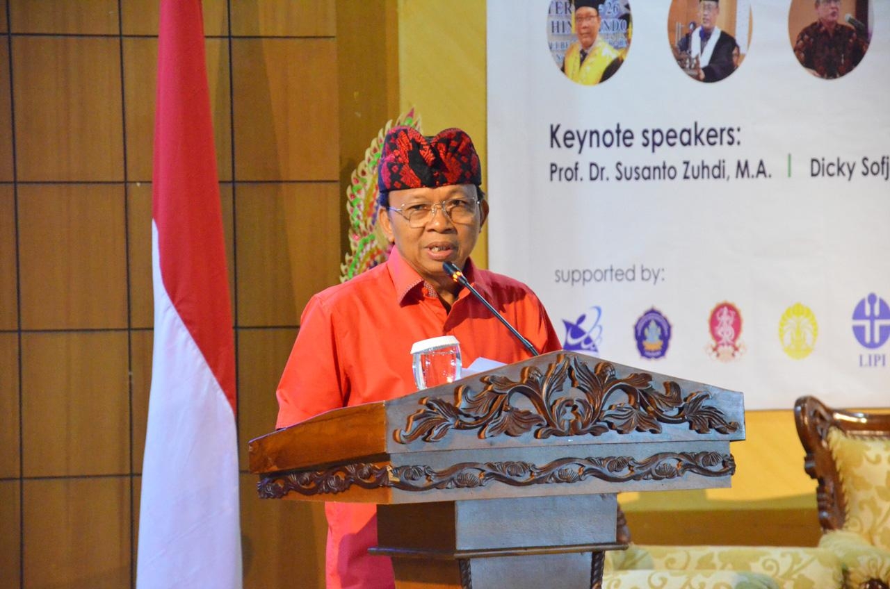 Dokumentasi dari - Buka Seminar Internasional, Gubernur Koster Ingin SDM Bali Siap Hadapi Persaingan Global