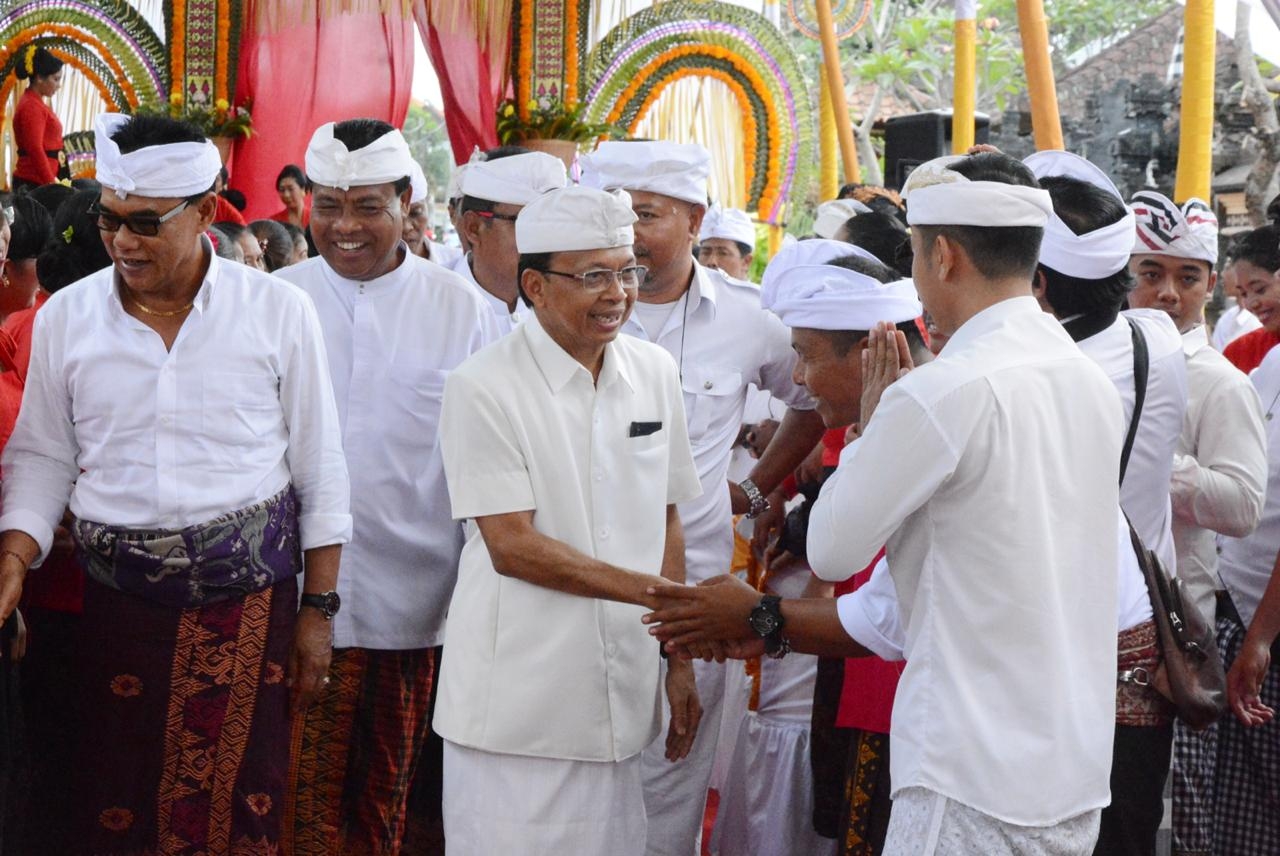 Dokumentasi dari - Gubernur Koster Ajak Masyarakat Dukung Visi Nangun Sat Kerthi Loka Bali
