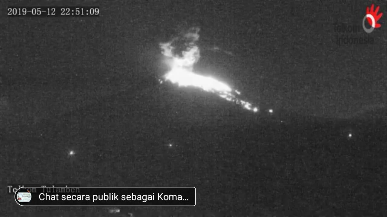 Dokumentasi dari - Erupsi Gunung Agung, Suara Dentuman Terdengar dari Pos Rendang