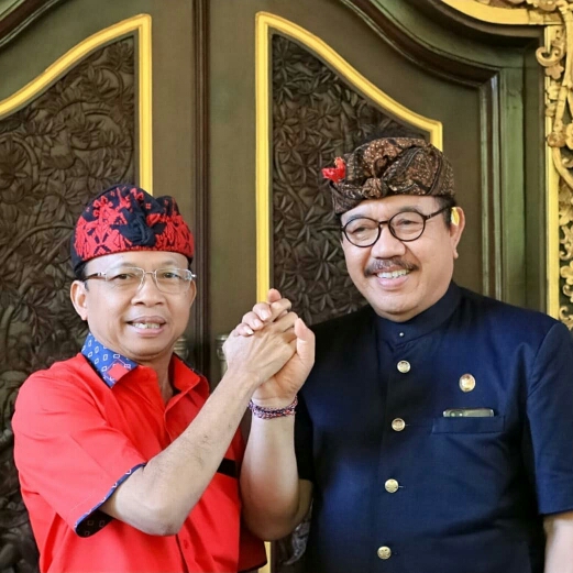 Dokumentasi dari - Gubernur Koster “Angayu Bagia” atas Kemenangan Pasangan Jokowi-Ma’aruf Amin