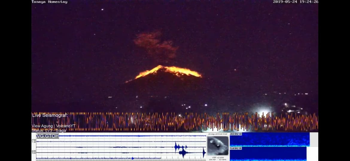 Dokumentasi dari - Suara Gemuruh Tanda Erupsi Gunung Agung
