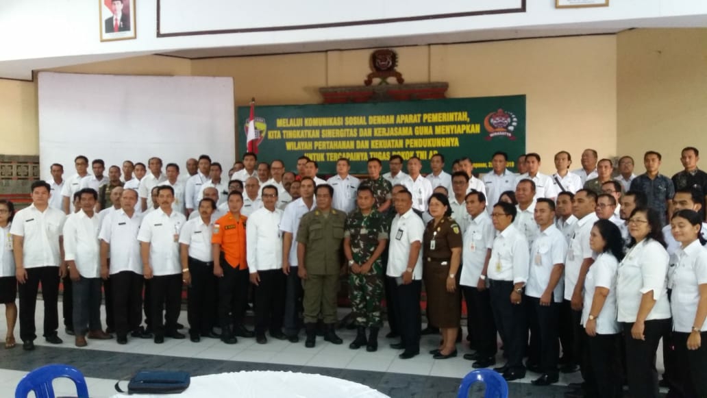 Dokumentasi dari - Korem 163 Wira Satya Gelar Komunikasi Sosial Bersama Aparat Pemerintah