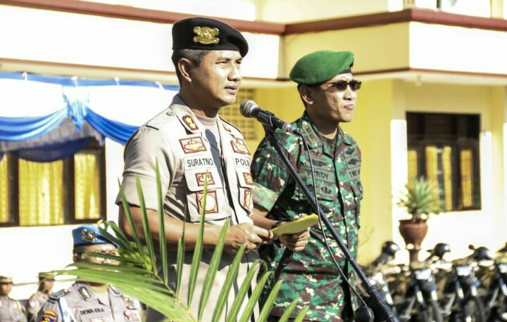 Dokumentasi dari - Polres dan Kodim 1609 Buleleng Lakukan Pengamanan Libur Idul Fitri