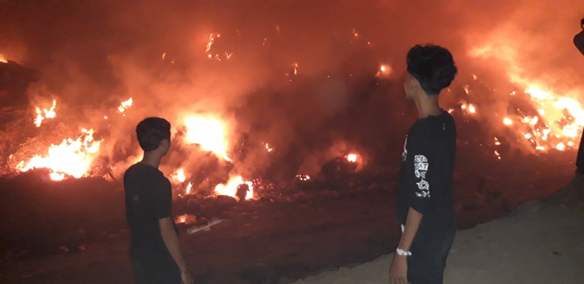 Dokumentasi dari - Kebakaran Hebat di TPA Temesi Gianyar