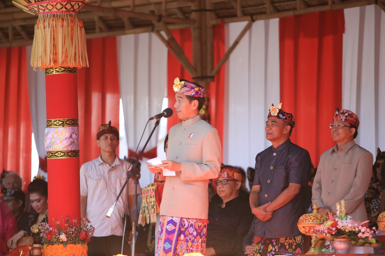 Dokumentasi dari - Jokowi Buka PKB, Seni Satukan Bangsa dan Negara