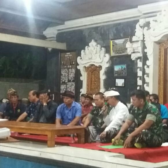 Dokumentasi dari - Kodim Tabanan  Sosialisasikan TMMD ke- 106 di Desa Bongan