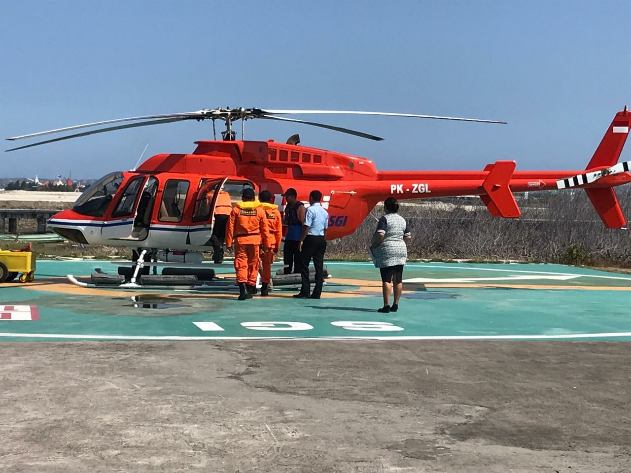 Dokumentasi dari - Perwakilan AS di Bali dan Asuransi Ikut Tim SAR Lakukan Pencarian Gunakan Helikopter Hasilnya Nihil