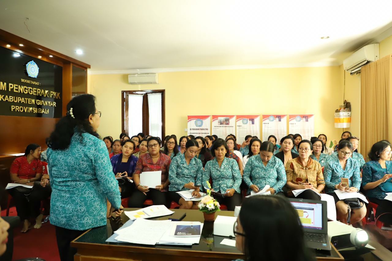 Dokumentasi dari - PKK se-Kabupaten Gianyar Ikuti Pelatihan 10 Program Pokok PKK 