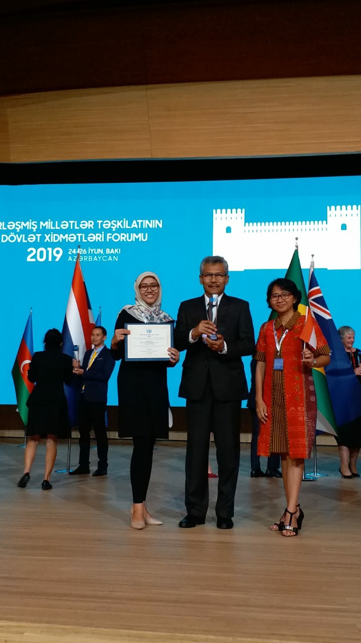 Dokumentasi dari - BNPB Terima Penghargaaan UNPSA 2019 untuk Petabencana.id