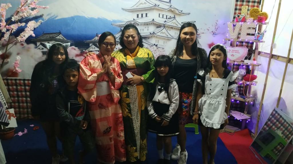 Dokumentasi dari - Mengenal Budaya Jepang di Festival HUT Kota Amlapura