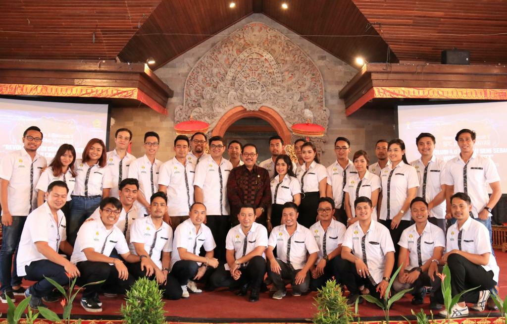 Dokumentasi dari - Untuk Menjadi Pemimpin, Wagub Cok Ace Ajak Mahasiswa Keluar Dari Zona Nyaman