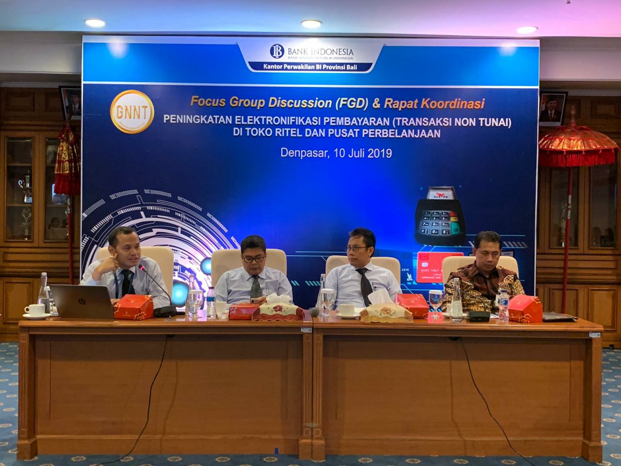 Dokumentasi dari - BI Tingkatakan Transaksi Elektronidikasi Pusat Perbelanjaan Bali