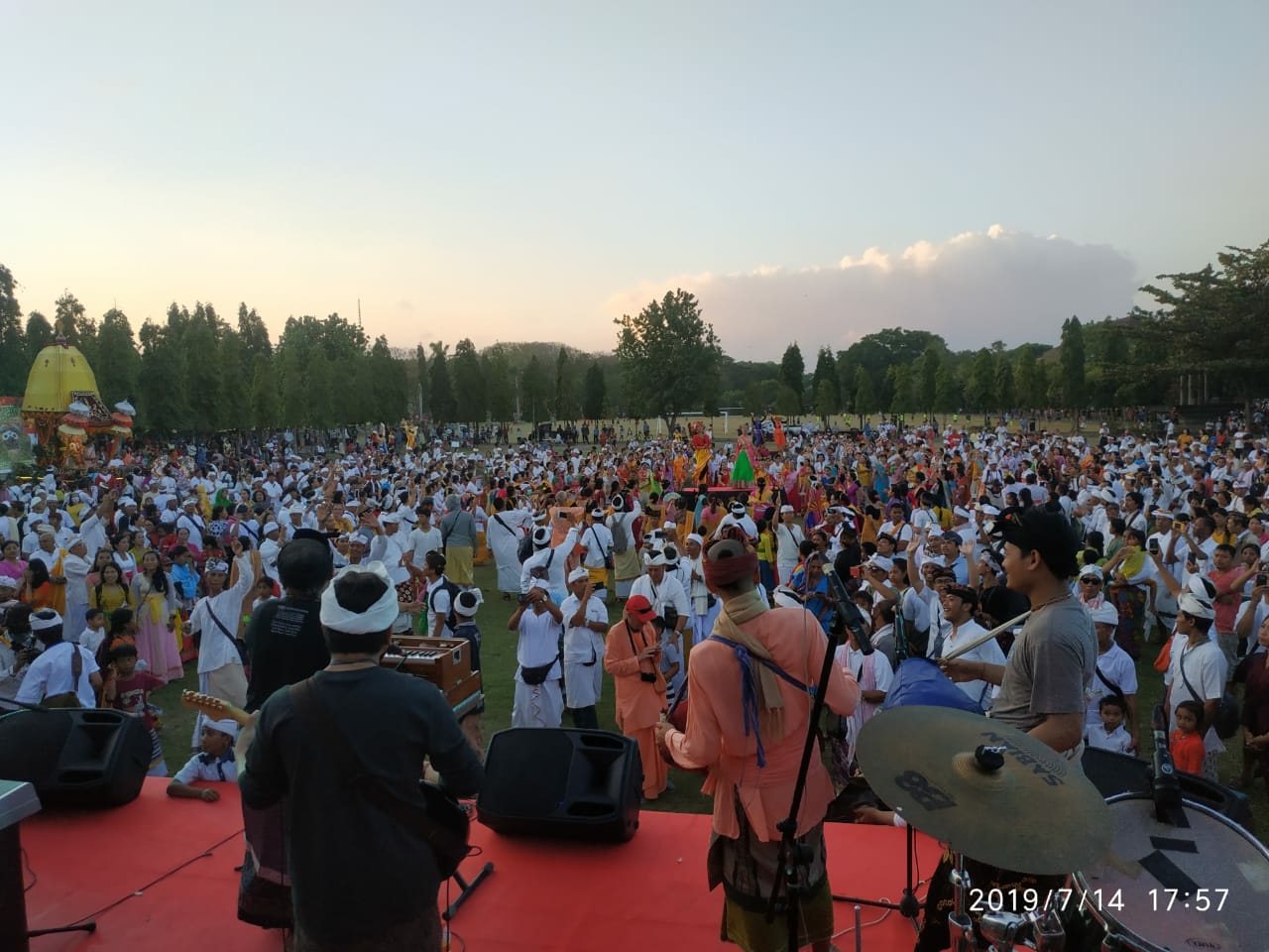 Dokumentasi dari - Festival Jagannatha Ratha Yatra Nusantara doakan kejayaan NKRI