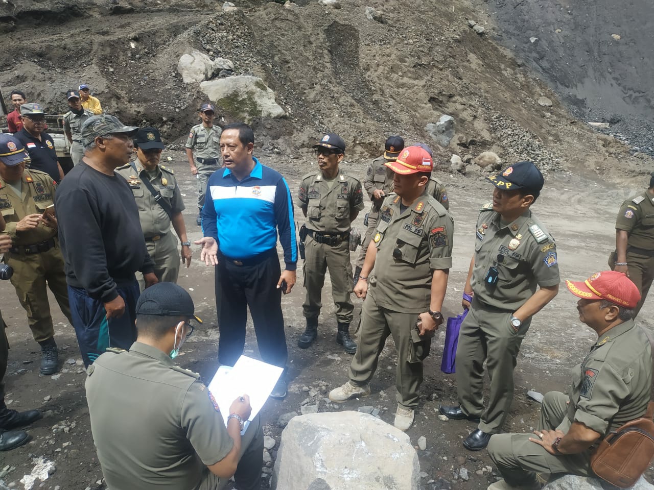 Dokumentasi dari - Waktu Pembinaan Habis, Satpol PP Bali Akan Proses Hukum Pengusaha Galian C Nakal