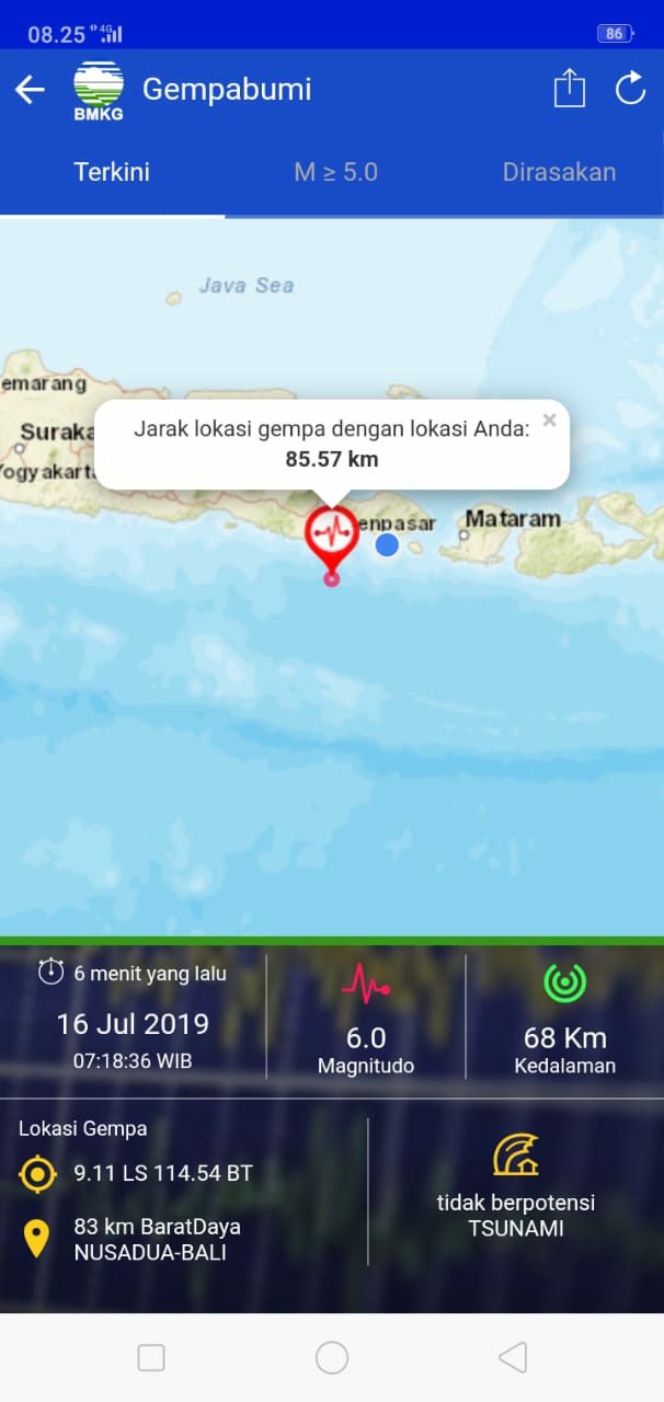 Dokumentasi dari - Gempa Bumi Guncang Bali, Pasien RSU Puri Raharja Beramburan ke Halaman