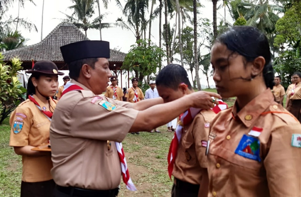 Dokumentasi dari - Pramuka SMK Farmasi Saraswati 3 Denpasar Terima 73 Tamu Ambalan 