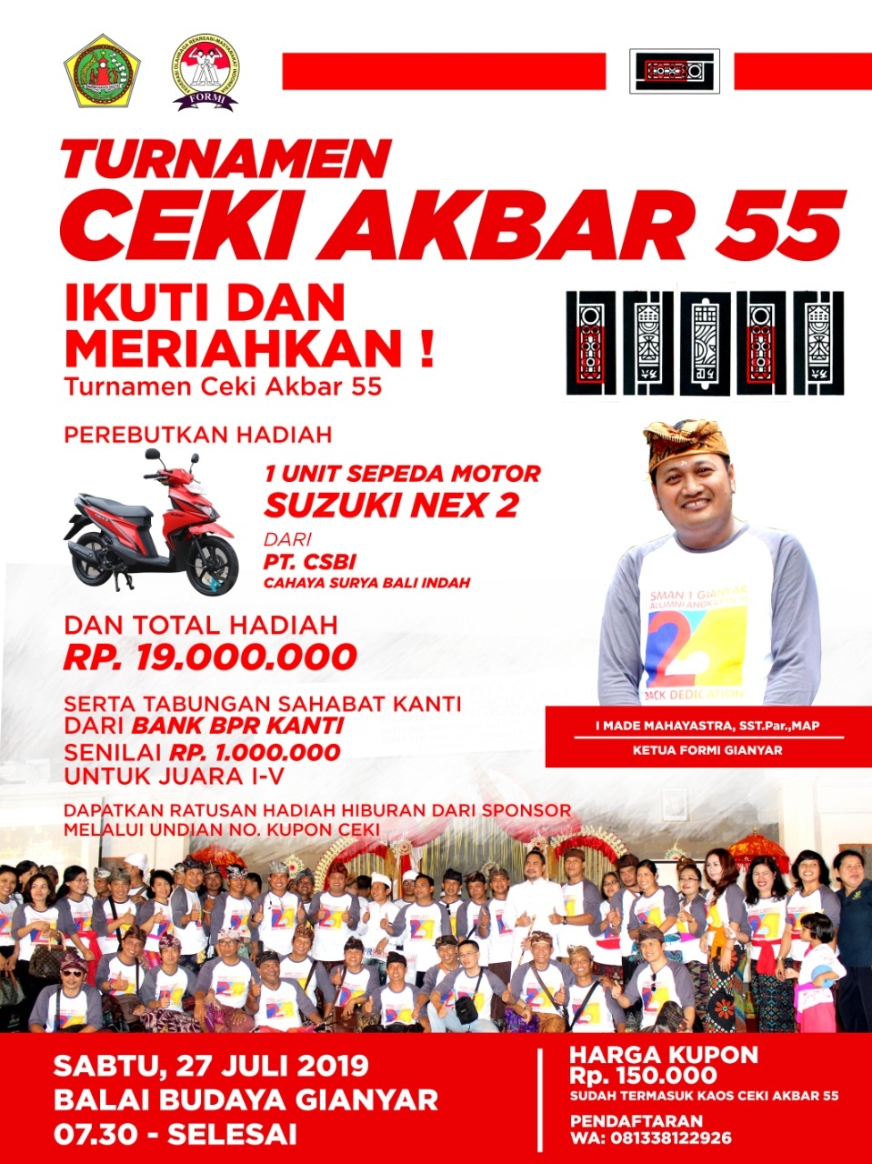 Dokumentasi dari - Alumni SMAN 1 Gianyar  91 Gelar Turnamen Ceki Akbar 55
