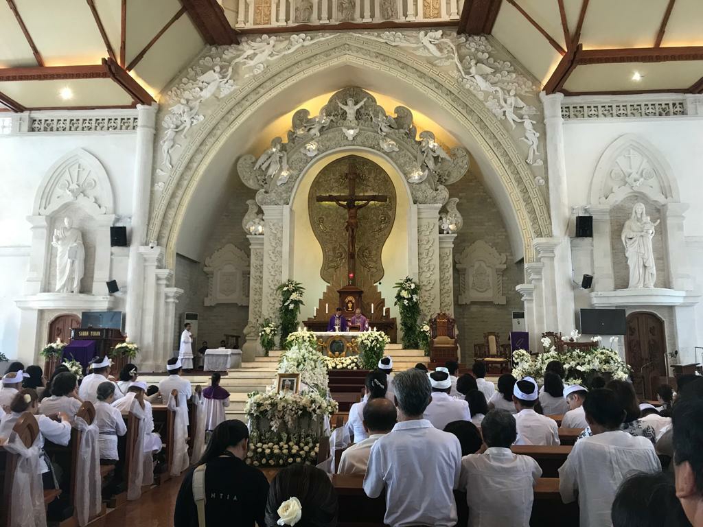 Dokumentasi dari - Dedikasi Frans Sepenuh Hati, Diberi Penghormatan khusus di Gereja Katedral Denpasar