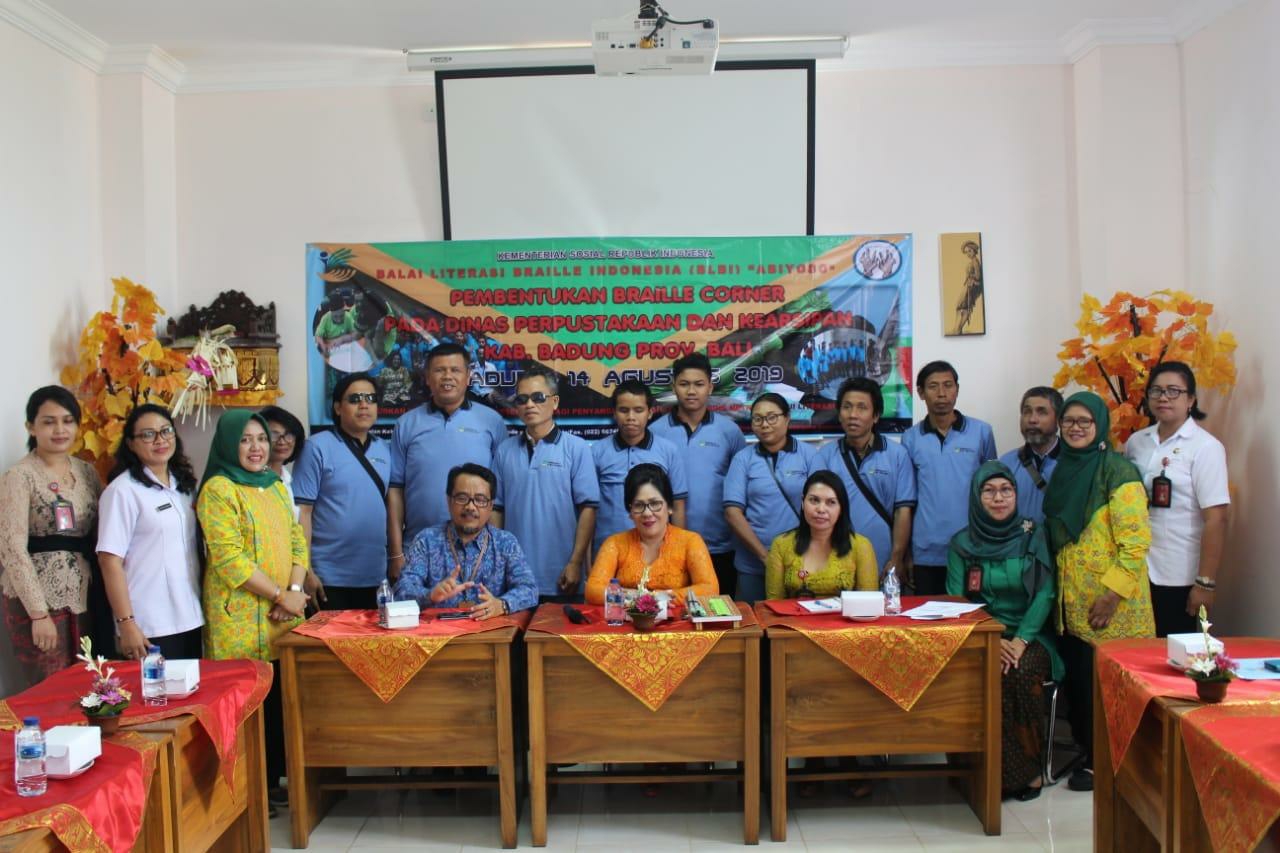Dokumentasi dari - Badung Siapkan Layanan bagi Penyandang Tuna Netra