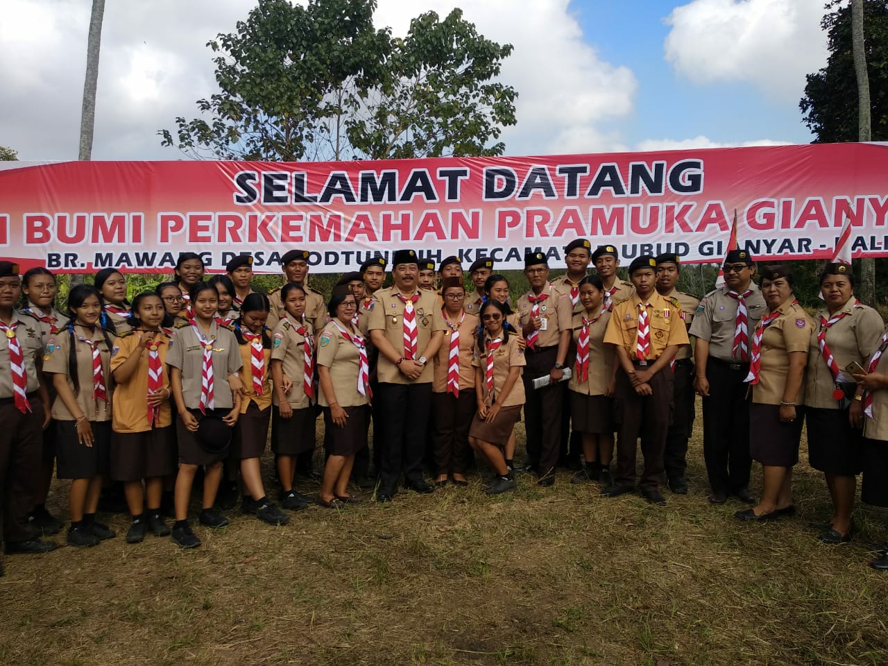 Dokumentasi dari - Memerangi Sampah Plastik Dijadikan Peringatan Hari Pramuka di Gianyar