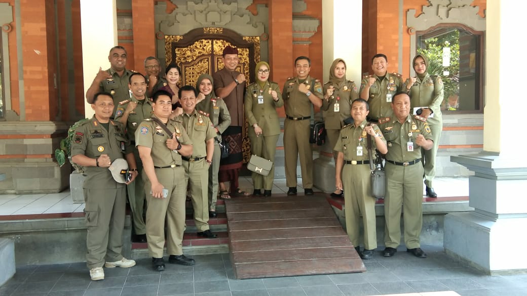 Dokumentasi dari - Satpol PP Bali Terima Kunjungan Rekannya dari Jateng