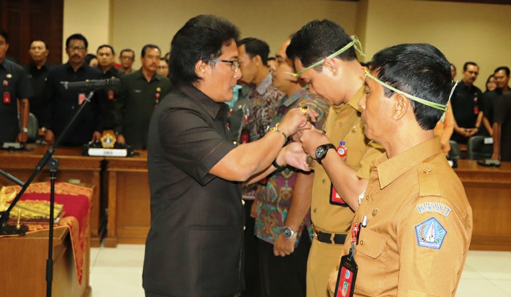 Dokumentasi dari - Dilantik 55 Pejabat Pemkab Badung