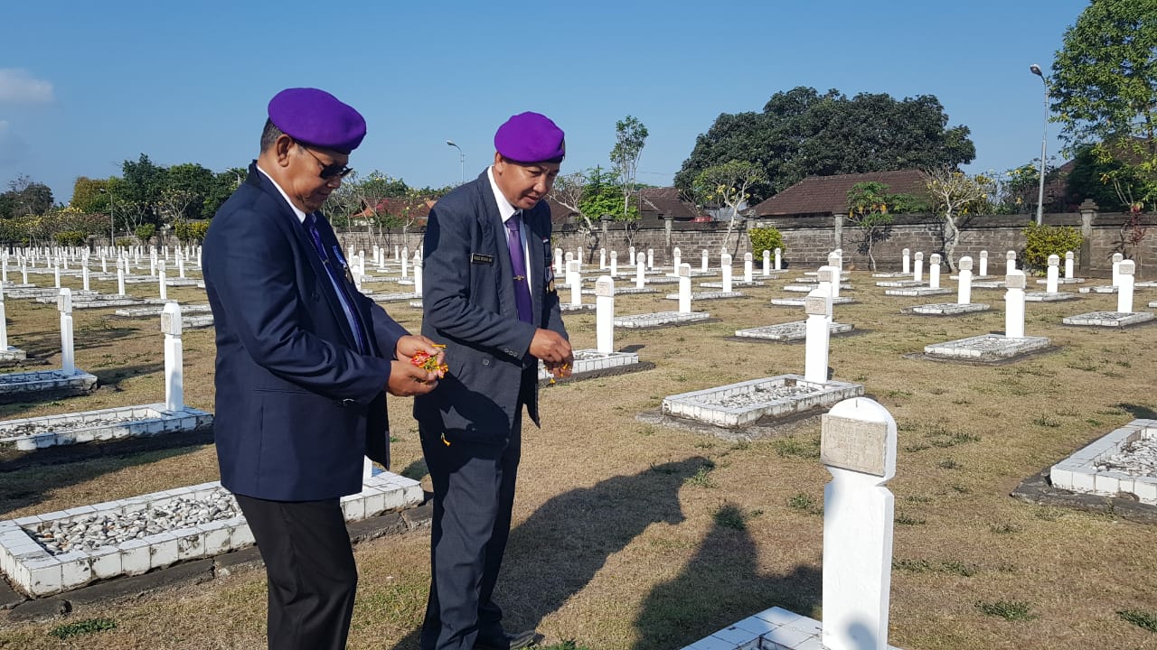 Dokumentasi dari - Gugus Kebangsaan Prov Bali Ziarah ke TMP Panca Kartika Tabanan