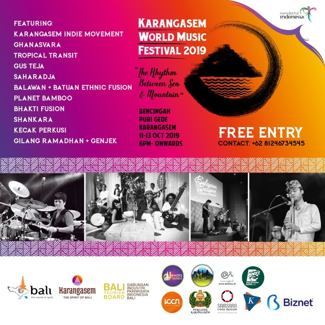 Dokumentasi dari - Karangasem World Music Festival 2019 Padukan Alunan Merdu Irama Segara-Gunung