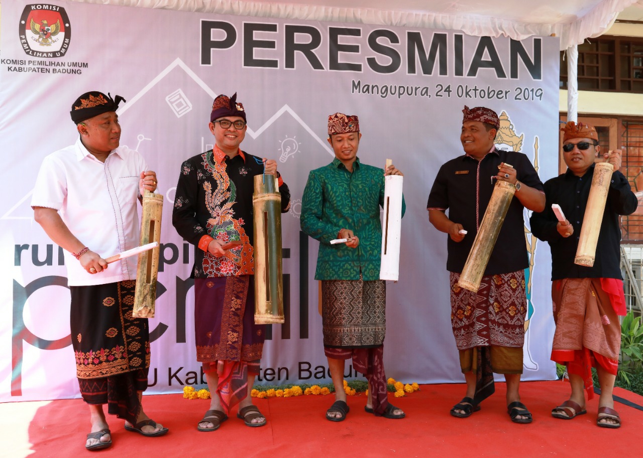 Dokumentasi dari - Rumah Pintar Pemilu KPU Badung Diresmikan 