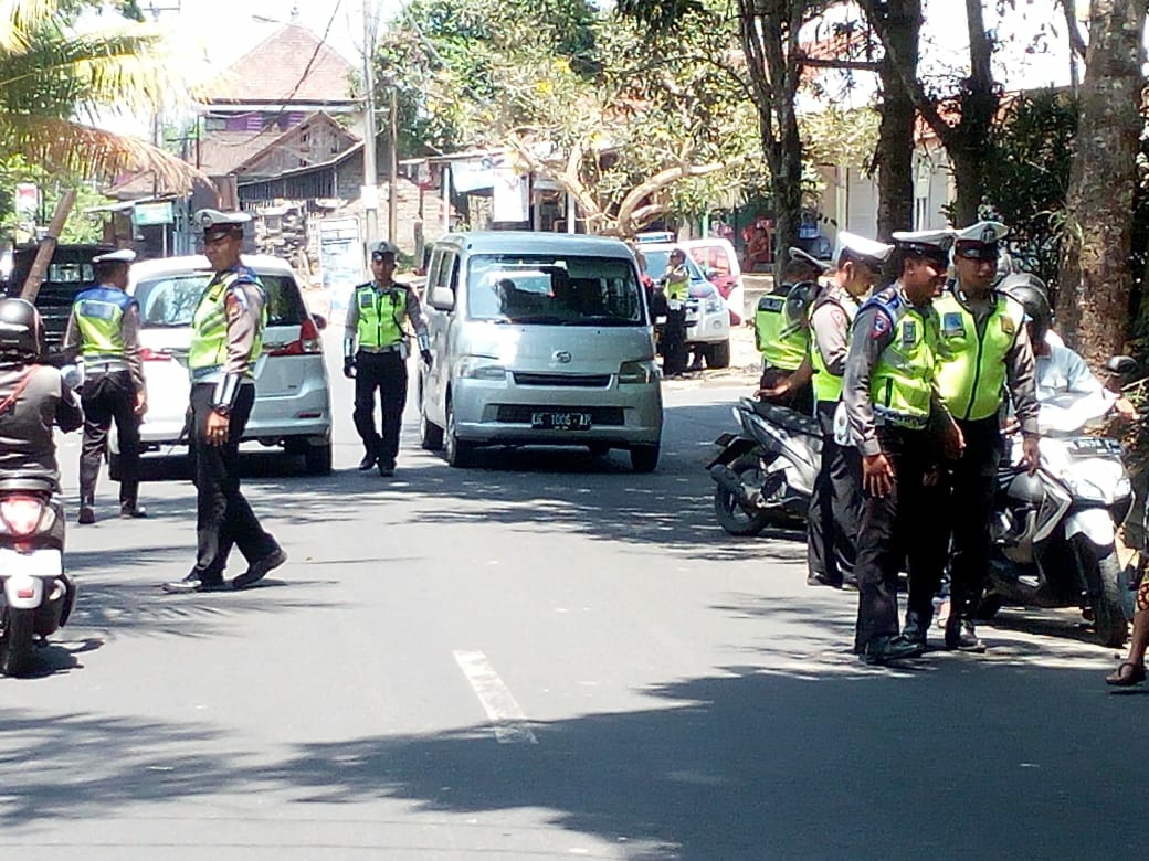 Dokumentasi dari - Polres Bangli  Tindak 210 Pelanggar dalam Dua Hari Operasi Zebra Agung 2019