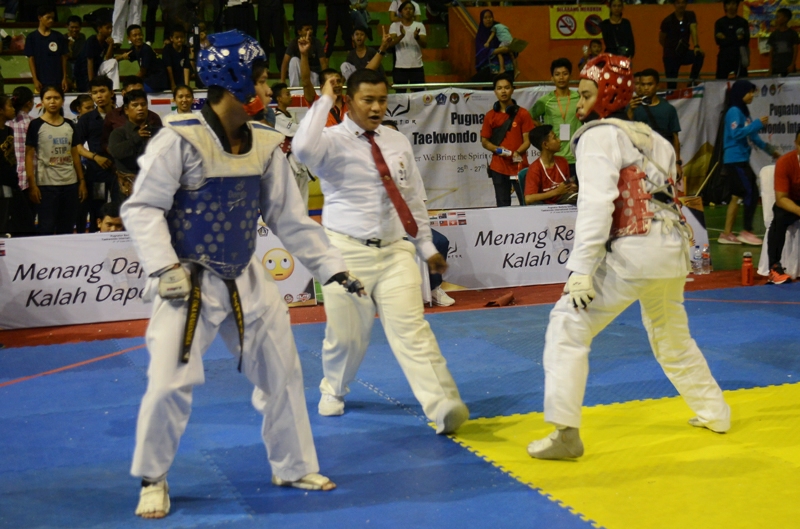 Dokumentasi dari - Kontingen Taekwondo Dinasty TNI AL Denpasar Juara Umum I dengan 43 Emas, 36 Perak dan 3 Perunggu