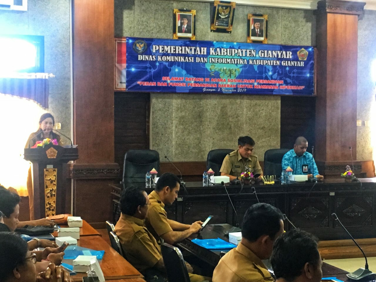 Dokumentasi dari - Diskominfo  Gianyar, Gelar Sosialisasi Persandian
