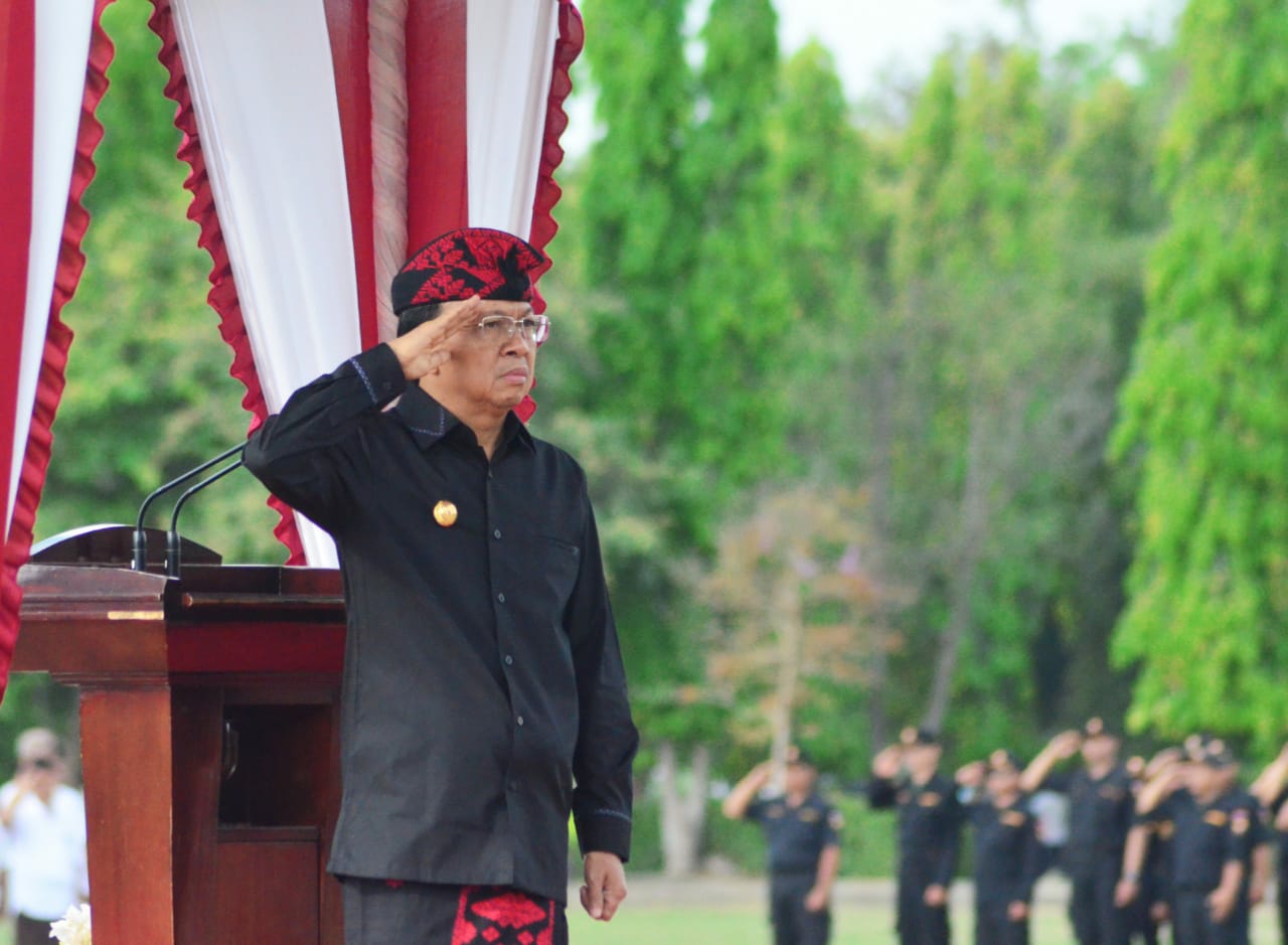 Dokumentasi dari - Hari Pahlawan 10 November, Gubernur Koster Pimpin Upacara di Lapangan Puputan Margarana