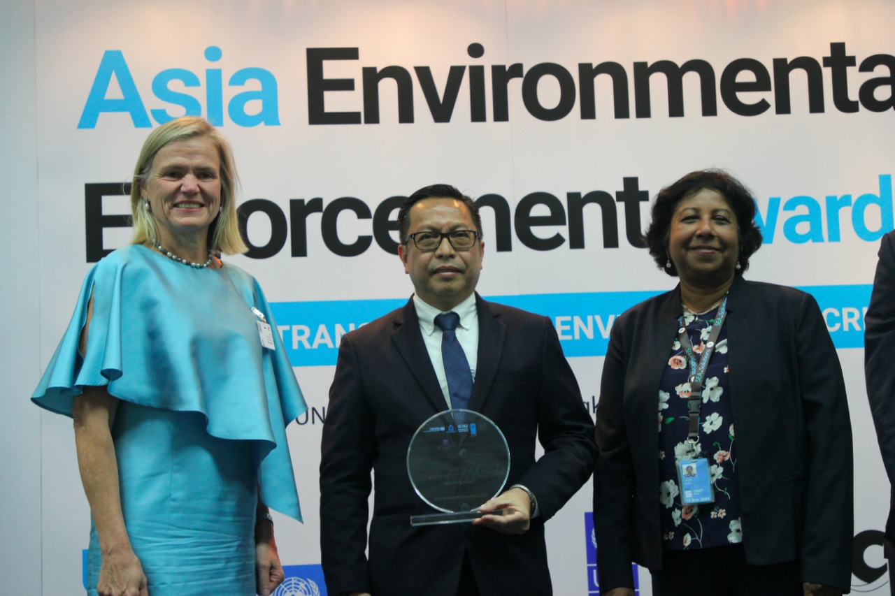Dokumentasi dari - Gakkum KLHK Peroleh Penghargaan Asia Environmental Enforcement Awards 2019
