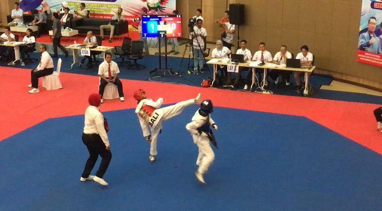 Dokumentasi dari - Atlet Taekwondo Bali Meraih Emas Pertama di Popnas XV/2019