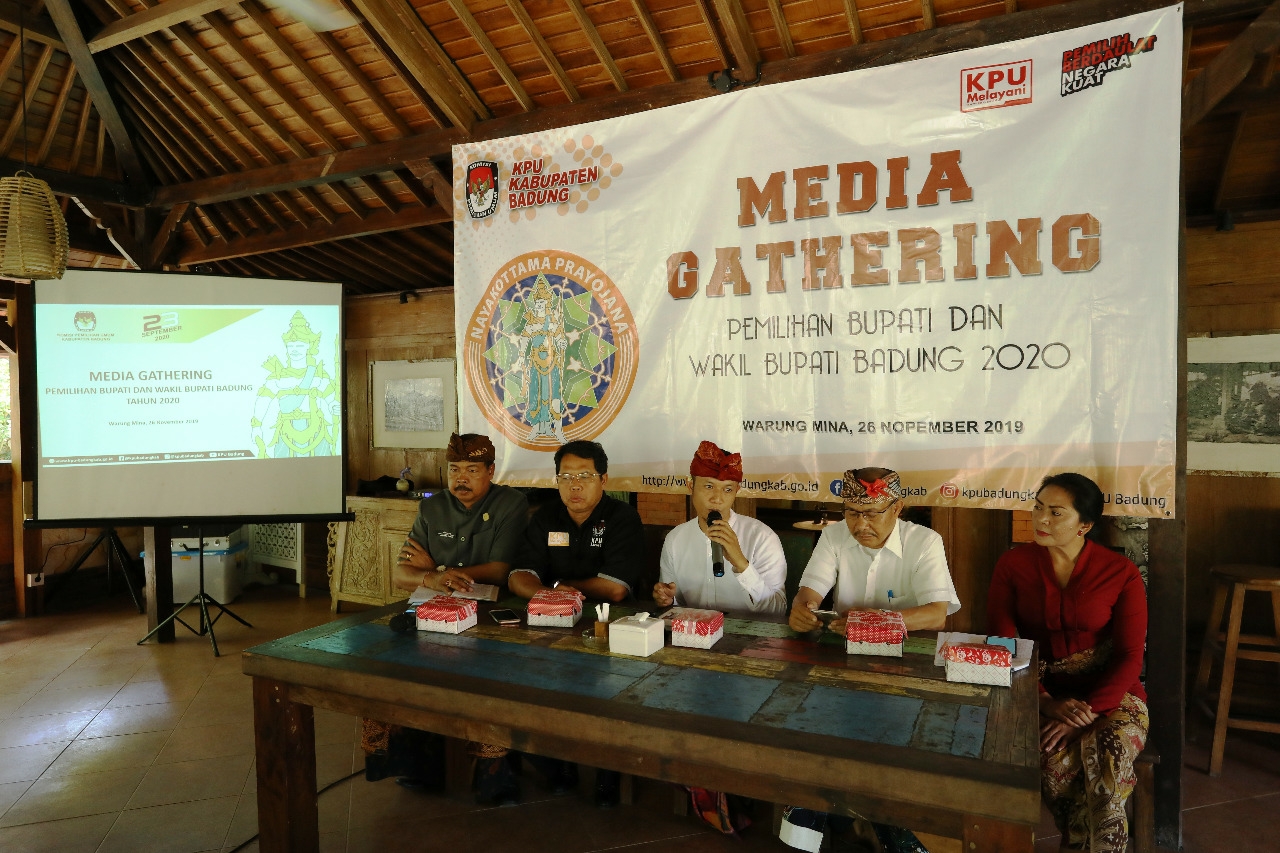 Dokumentasi dari - Media Gathering Songsong Pemilukada Bupati dan Wabup Badung Tahun 2020