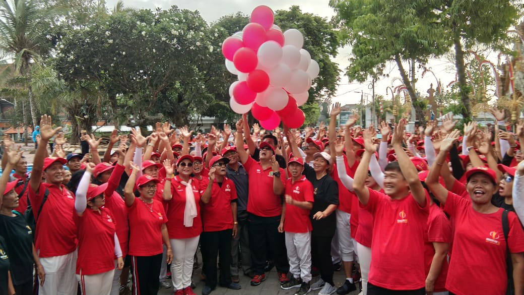 Dokumentasi dari - Senam AW S3 Menjamur Hingga Pedesaan,  Wagub Tabanan Akan Terus Dukung Gerakan  IKBS Memasyarakatkan Senam AW S3
