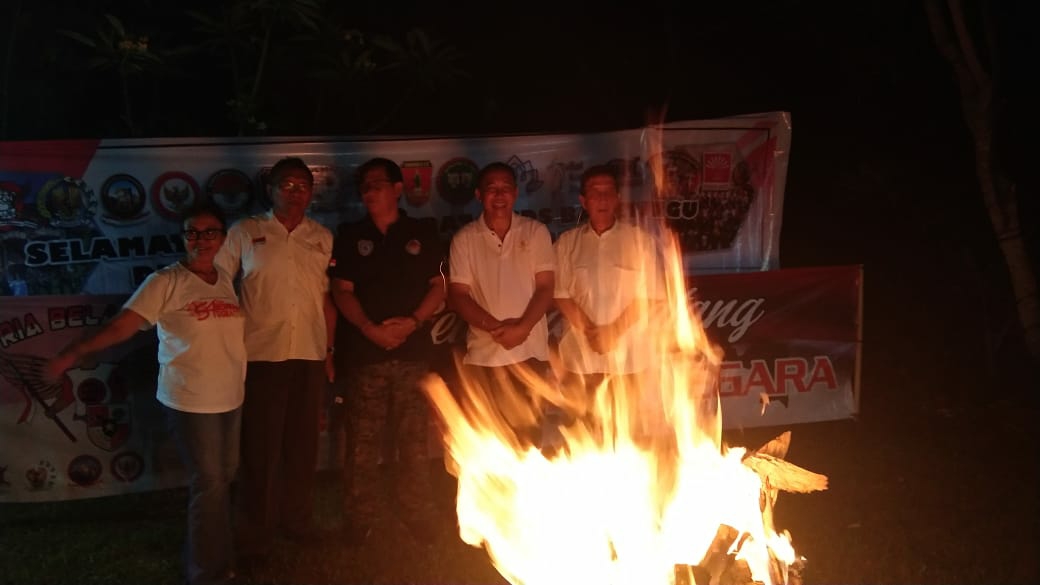 Dokumentasi dari - Api Unggun Gelorakan Semangat Bela Negara, Dua Deklarasi Bangsal di MPB