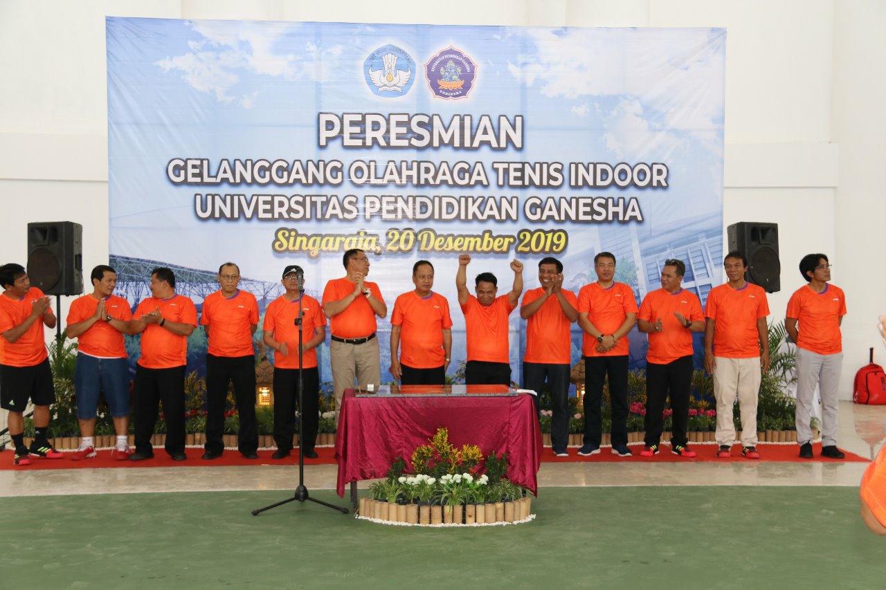 Dokumentasi dari - Undiksha Miliki Gelanggang Tenis Indoor Berstandar Internasional