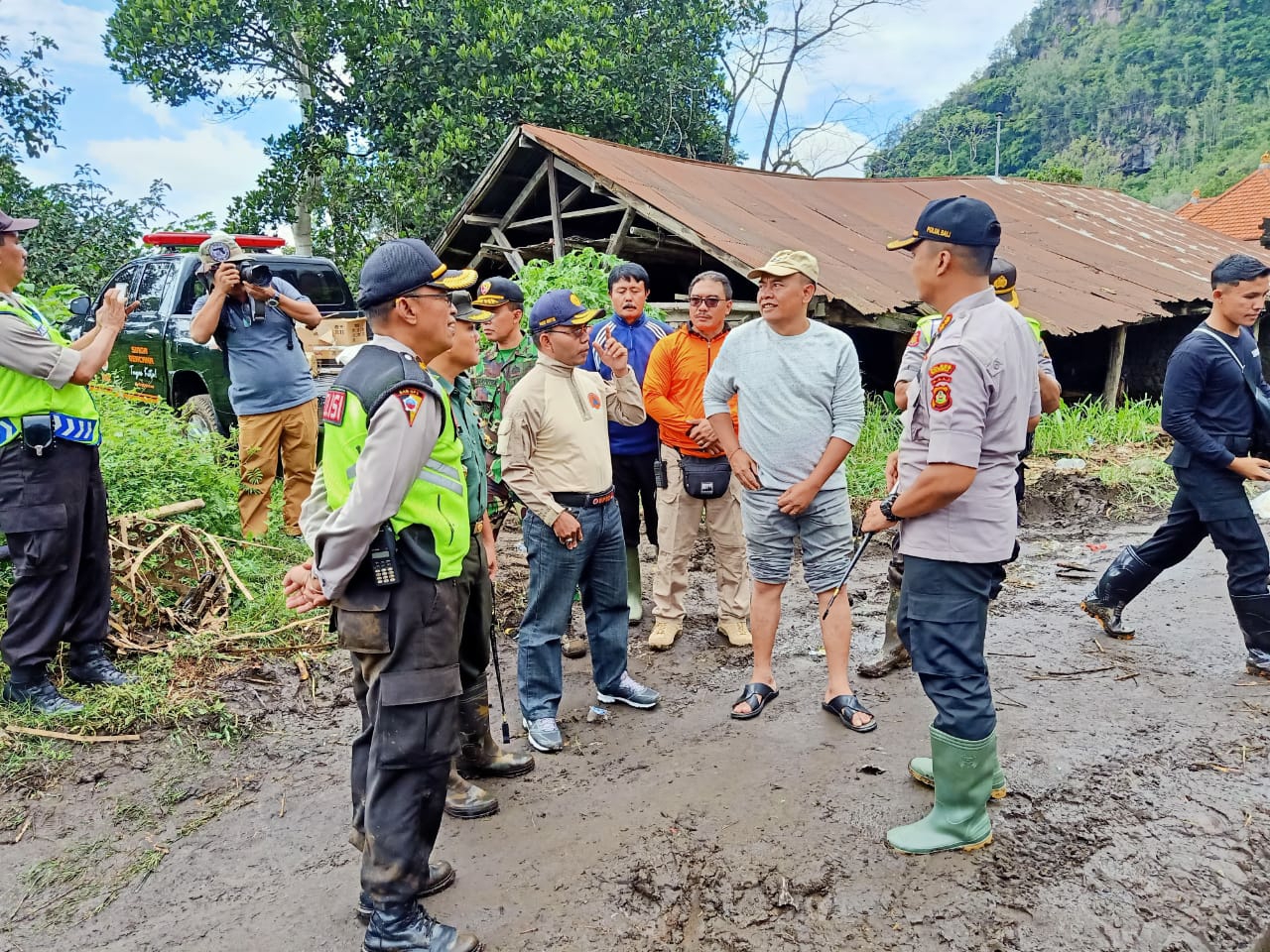 Dokumentasi dari - Banjir Bandang di Kintamani, Akibatkan 40 Rumah Warga Terendam Lumpur