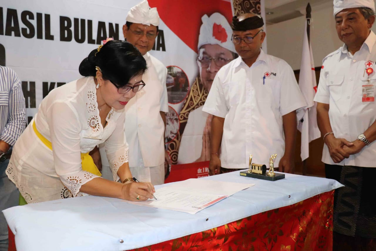 Dokumentasi dari - Bulan Dana PMI Buleleng Rp260 Juta