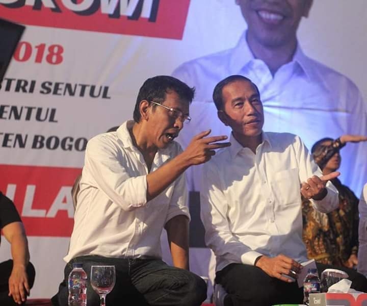 Dokumentasi dari - Cara Adian Dukung Jokowi,  Siapa Pahlawan Sesungguhnya BUMN atau UMKM 