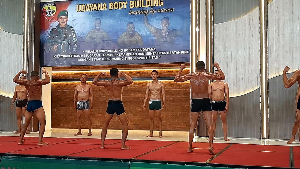 Dokumentasi dari - Kodam IX/Udayana Gelar Lomba Binaraga Antar Satuan
