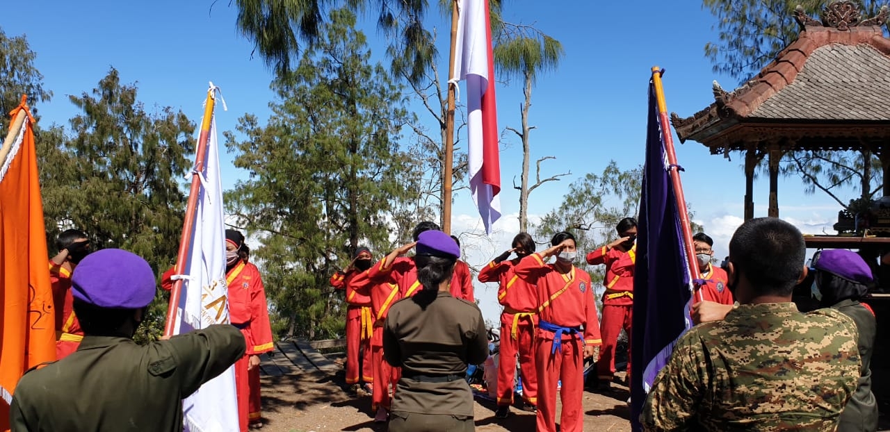 Dokumentasi dari - Tapak Suci Bali Peringati HUT ke-75 RI