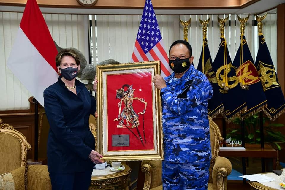 Dokumentasi dari - Tingkatkan Kerjasama US Secretary of the Air Force Temui Kasau 