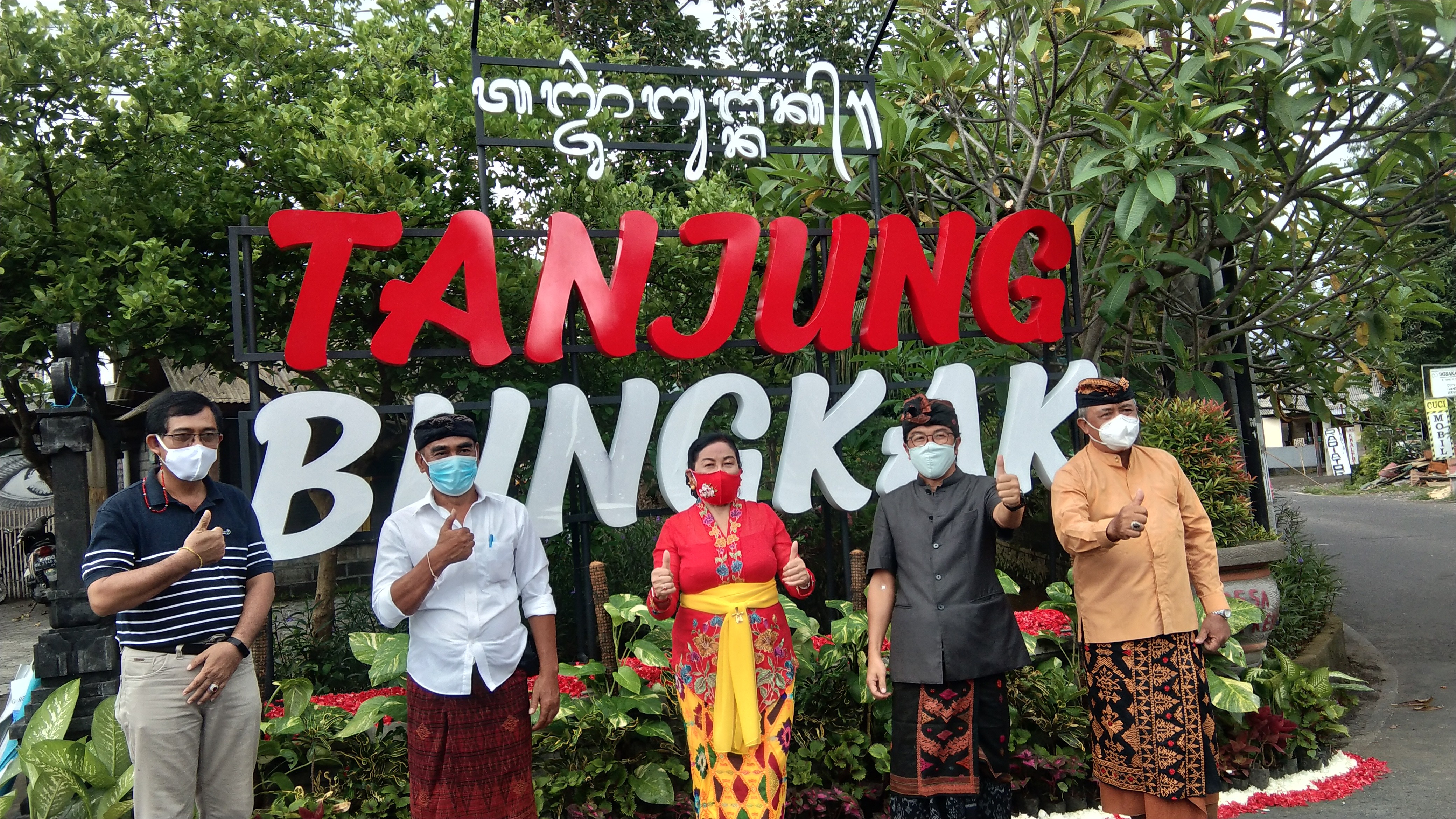 Dokumentasi dari - Signage Aksara Bali Tanjung Bungkak