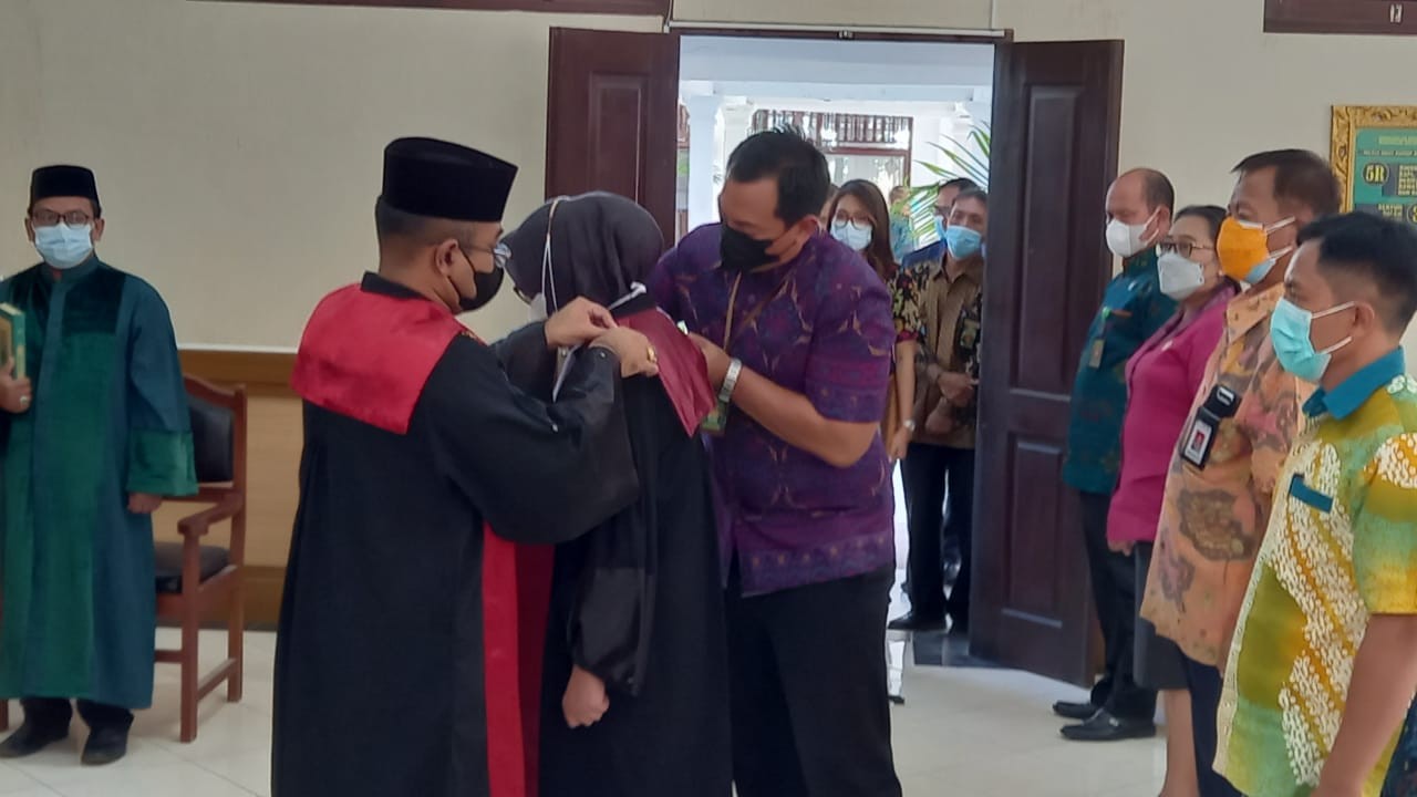 Dokumentasi dari - Heriyanti Dilantik sebagai Wakil Ketua Pengadilan Negeri Singaraja