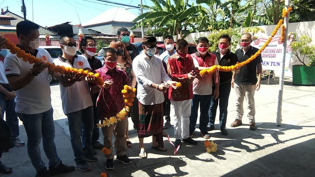 Dokumentasi dari - Walikota Jaya Negara  Resmikan Dapur Umum INTI Bali, Bagikan Nasi Bungkus Vegetarian 