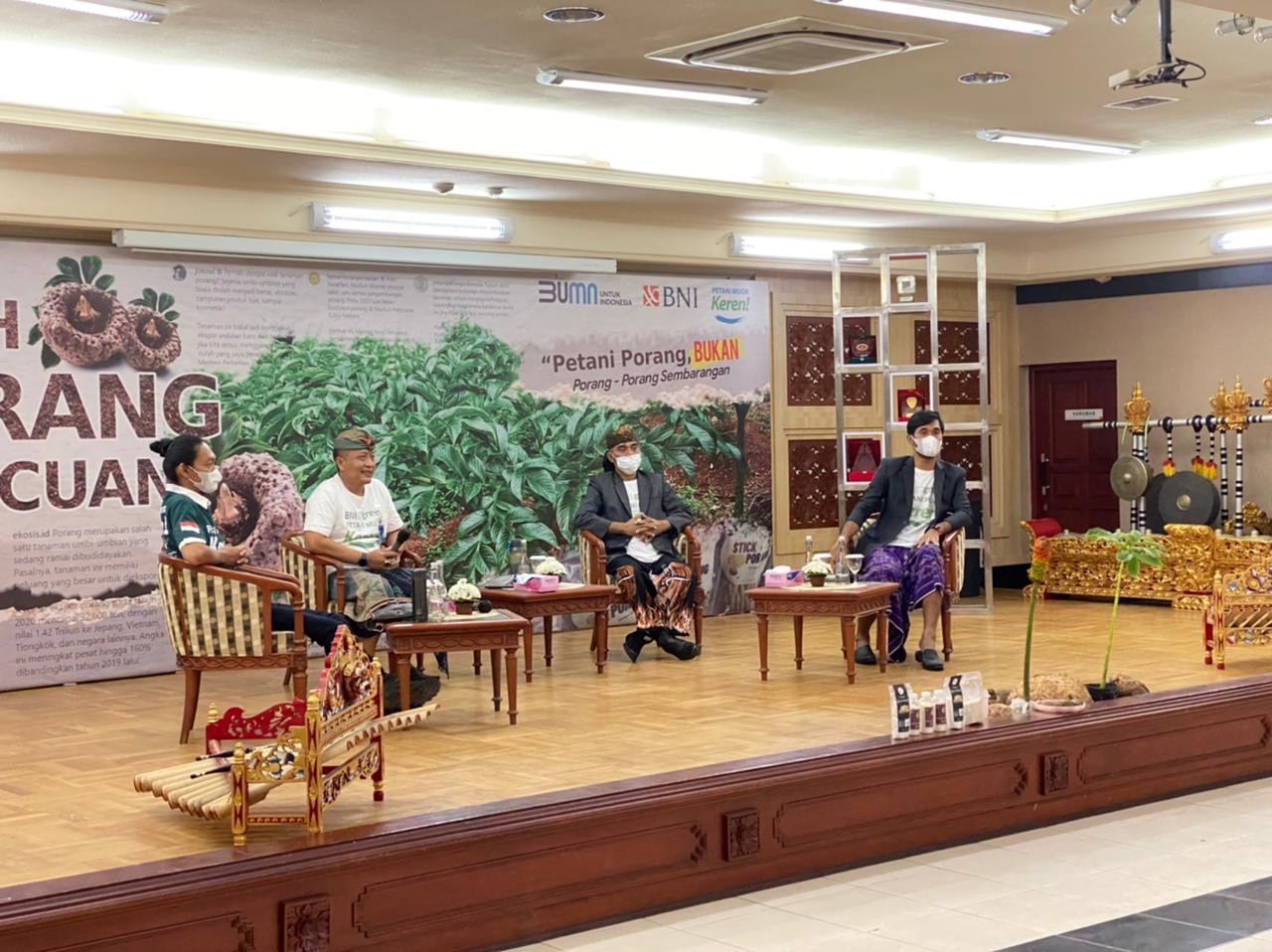 Dokumentasi dari - Nilai Ekspor Porang Fantastis, PMK-BNI Gelar Pelatihan Olah Porang 