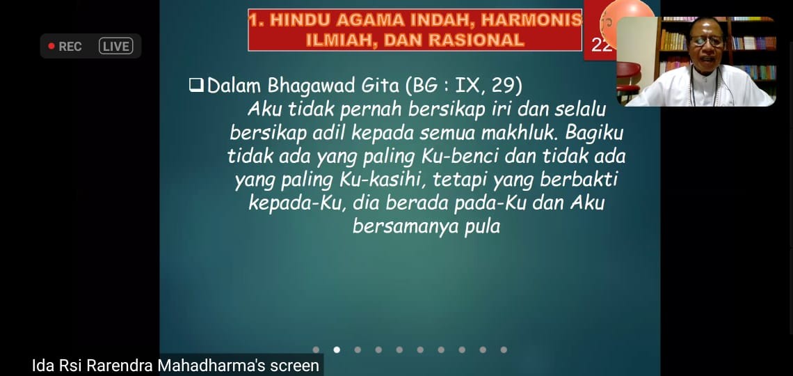 Dokumentasi dari - Hindu: Setiap Orang Mengimplentasikan Ajaran Veda